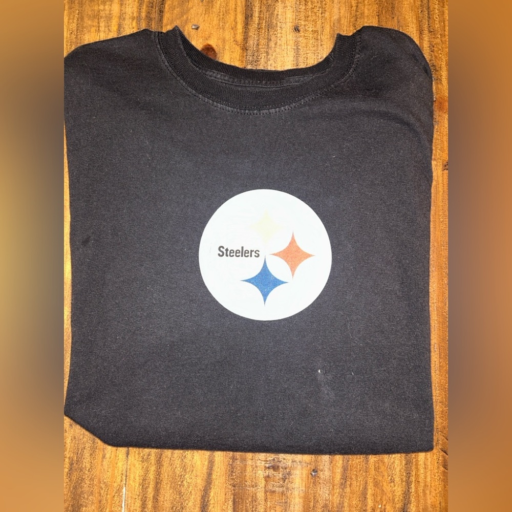 Pittsburgh Steelers Troy Polamalu Men’s XL Black T-Shirt